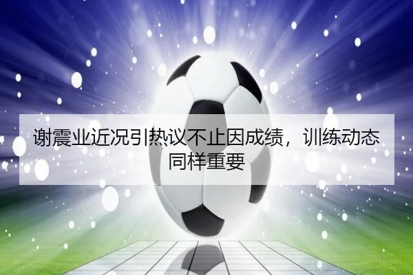 谢震业近况引热议不止因成绩，训练动态同样重要（ayx）